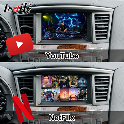 Lsailt 8G Interface multimédia Android pour Infiniti QX60 JX35 2011-2020 intégré sans fil CarPlay, Android Auto