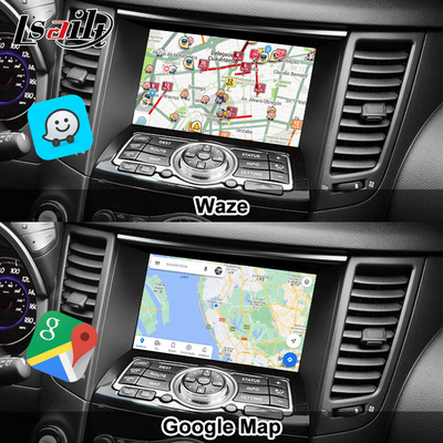 Lsailt 8G Interface multimédia Android pour Infiniti QX70 FX35 FX37 2008-2017 intégré sans fil CarPlay, Android Auto