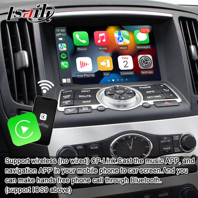 Lsailt 8G Interface multimédia Android pour Infiniti Q40 Q60 G37 G35 Module d'infodivertissement intégré CarPlay sans fil