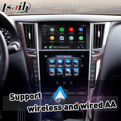 Lsailt CP + AA OEM Intégration Carplay Interface pour le 2021-présent Infiniti Q50 Q60 Q60S Q50S