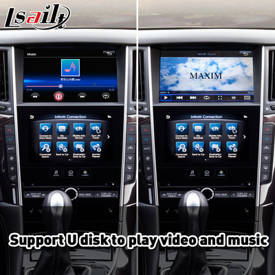 Lsailt CP + AA OEM Intégration Interface Carplay pour 2020-2023 Infiniti Q50