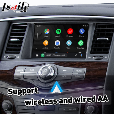 Interface multimédia automatique Android Carplay pour le Nissan Patrol Y62 2020-2023