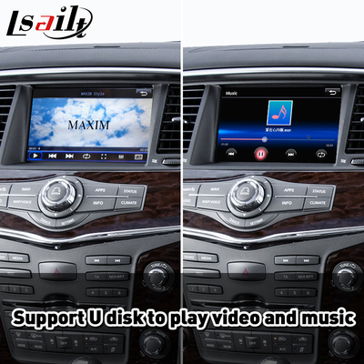 Interface multimédia automatique Android Carplay pour le Nissan Patrol Y62 2020-2023