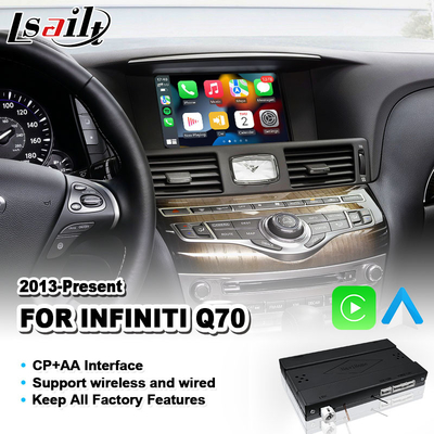 Lsailt Wireless Carplay Android Auto Interface Pour l'année 2013-2019 Infiniti Q70