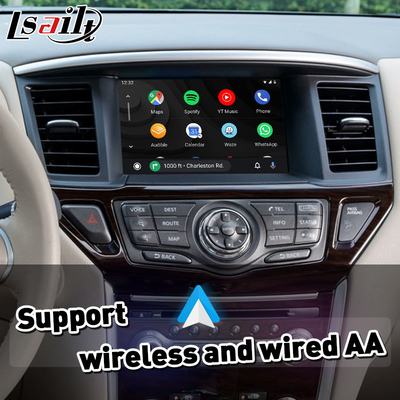 Lsailt Android Auto Interface sans fil de jeu de voiture pour 2012-2017 Nissan Pathfinder R52