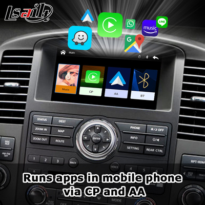 Intégration OEM Interface Apple CarPlay sans fil pour le Navara D40 Nissan Pathfinder R51 2010-2016 Android Auto,Plug and Play, Mirror Link