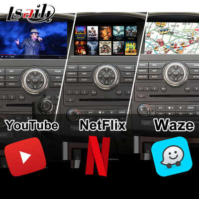 Lsailt OEM Intégration Android Interface vidéo multimédia pour le Pathfinder R51 Nissan Navara D40 CarPlay et Android Auto Retrofit