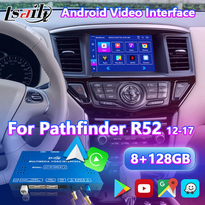Interface vidéo Android Lsailt pour Nissan Pathfinder R52 avec Carplay Android Auto sans fil