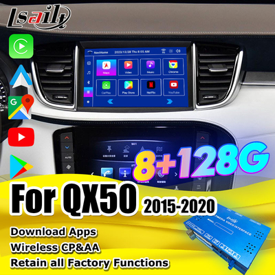 Module d'info-divertissement pour Infiniti QX50 2018-2020 EX QX80 avec CarPlay sans fil, interface Android