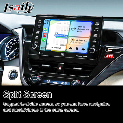 Lsailt 8G Module d'infodivertissement Android sans fil CarPlay pour Toyota Camry TOUCH3 2018-2021 Sienna Prise en charge de YouTube, NetFlix, 360 caméras