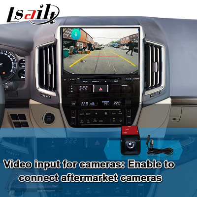 Interface CarPlay sans fil pour Toyota Land Cruiser 200 GX-R,VX-R 2018-2021 Unité principale de Fujitsu avec Android Auto, système Linux