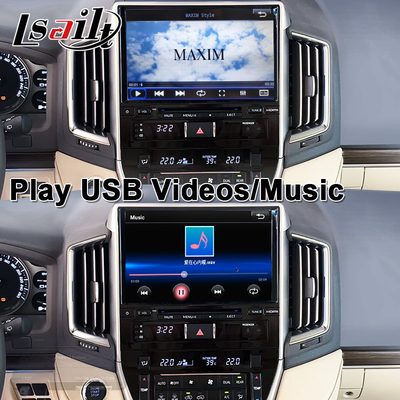 Interface CarPlay sans fil pour Toyota Land Cruiser 200 GX-R,VX-R 2018-2021 Unité principale de Fujitsu avec Android Auto, système Linux
