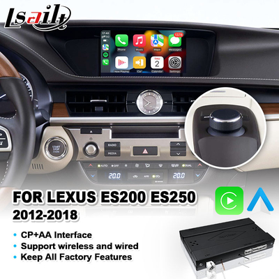 Interface sans fil Android Auto Carplay pour 2012-2018 Lexus ES250 ES200 ES350 ES300h ES 250 200 Contrôle du bouton