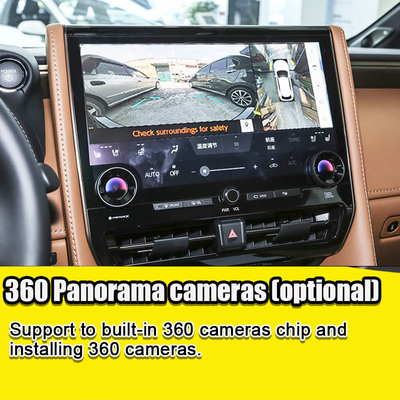 Android 13 Interface multimédia Android pour Toyota Alphard 40 Série 2023-2024 Harrier, Vellfire Prise en charge de YouTube, NetFlix, Google Play, caméras panoramiques 360