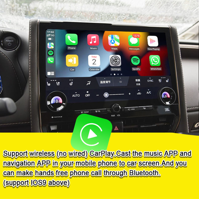 Android 13 Interface multimédia Android pour Toyota Alphard 40 Série 2023-2024 Harrier, Vellfire Prise en charge de YouTube, NetFlix, Google Play, caméras panoramiques 360