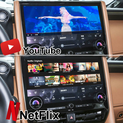 Android 13 Interface multimédia Android pour Toyota Alphard 40 Série 2023-2024 Harrier, Vellfire Prise en charge de YouTube, NetFlix, Google Play, caméras panoramiques 360