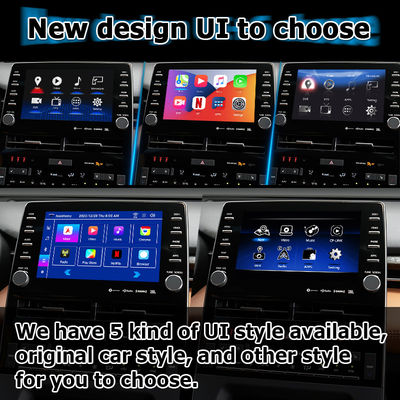 L'interface visuelle d'interface visuelle carplay automatique d'Android de 8 pouces pour l'avalon de toyota touchent le présent 3 2018