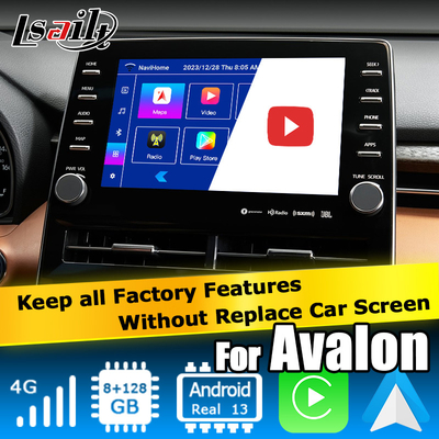 L'interface visuelle d'interface visuelle carplay automatique d'Android de 8 pouces pour l'avalon de toyota touchent le présent 3 2018