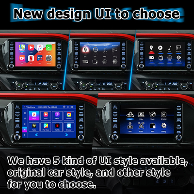 Toyota Hilux Android 13 interface vidéo multimédia carplay sans fil Android auto touch 3