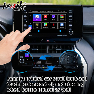 Toyota Harrier Venza Android 13 interface vidéo multimédia 2019-présent sans fil carplay android auto
