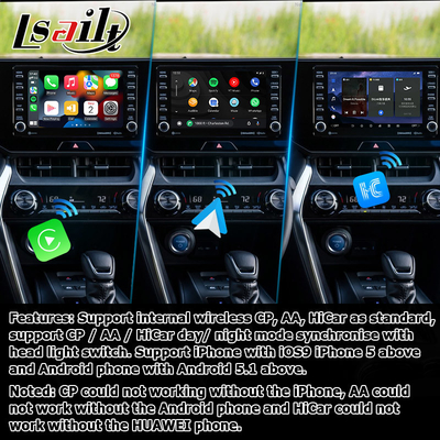 Toyota Harrier Venza Android 13 interface vidéo multimédia 2019-présent sans fil carplay android auto