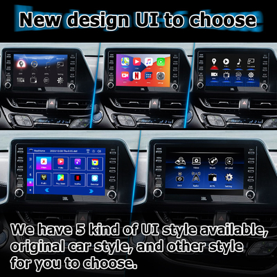 Toyota C-HR CHR Android 13 interface multimédia avec le jeu automatique sans fil Android