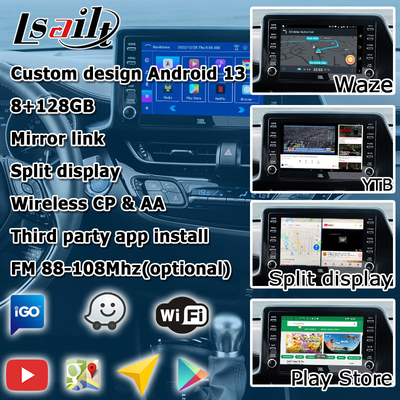Toyota C-HR CHR Android 13 interface multimédia avec le jeu automatique sans fil Android