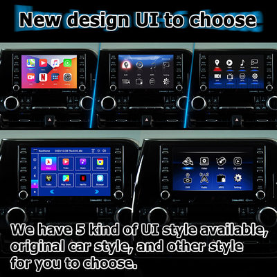 Interface vidéo de voiture carplay sans fil Android auto Android 13 TOYOTA Highlander