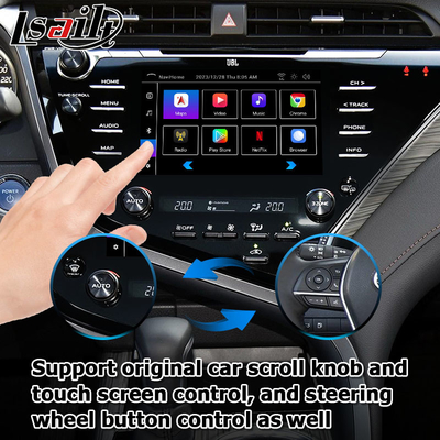 Interface visuelle automatique Toyota Camry Bluetooth Wifi USB de Carplay Android d'écran tactile