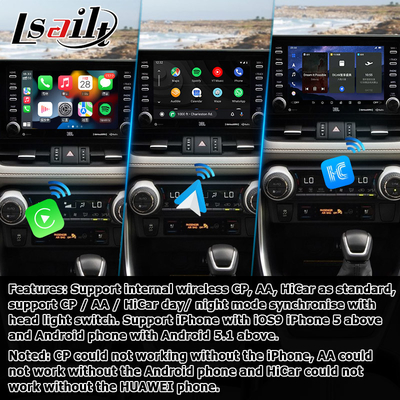 8+128GB Android 13 Carplay interface Android Pour Toyoat RAV4 2019 Pour présenter le Touch N Go 3