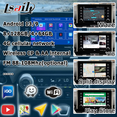 8+128GB Android 13 Carplay interface Android Pour Toyoat RAV4 2019 Pour présenter le Touch N Go 3