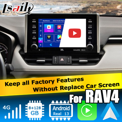 8+128GB Android 13 Carplay interface Android Pour Toyoat RAV4 2019 Pour présenter le Touch N Go 3
