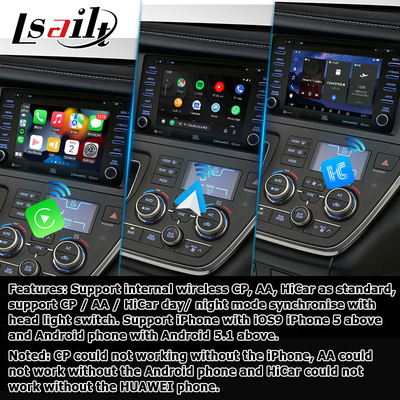Android 13 Carplay interface vidéo Android boîte automatique Pour Toyota Sienna