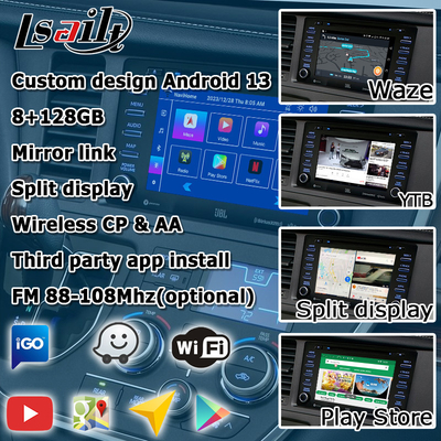 Android 13 Carplay interface vidéo Android boîte automatique Pour Toyota Sienna
