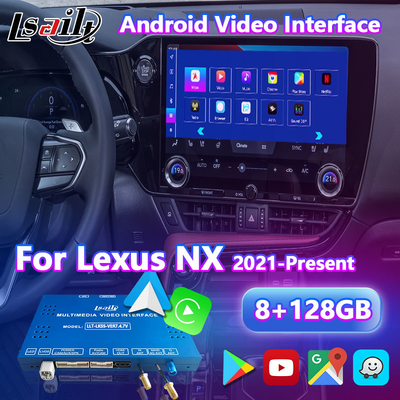 Interface vidéo du système multimédia Android Carplay pour le Lexus NX NX200 NX250 NX350 NX350h NX400h NX450h