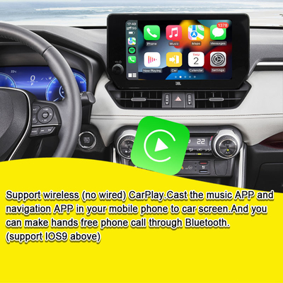 Android 13 Interface d'infodivertissement Android pour Toyota RAV-4 2023-Crown, Alphard, Harrier Mise à niveau de l'écran OEM avec système multimédia Android, YouTube