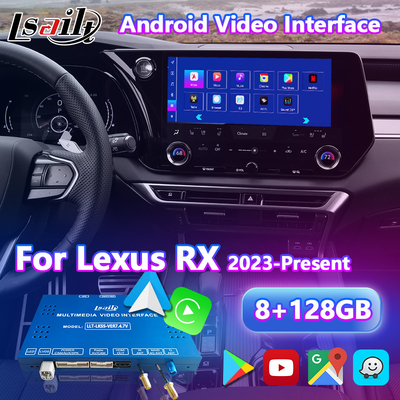 Lsailt Android Carplay Interface vidéo multimédia pour 2023-présent Lexus RX RX350 RX350h RX450h RX500h AL30