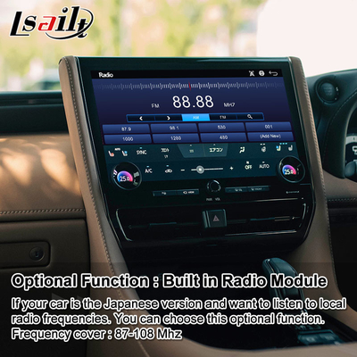Lsailt Android Carplay Interface vidéo multimédia pour la série Toyota Alphard Vellfire 40 de 2023