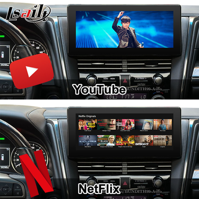 Android 13 Interface vidéo Lexus Mise à niveau de l'écran OEM pour LM350 LM500H NX RX ES Kit de remise à niveau Inclus YouTube, NetFlix,CarPlay sans fil