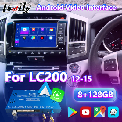 Interface vidéo multimédia Android pour Toyota Land Cruiser LC 200 V8 LC200 2012-2015