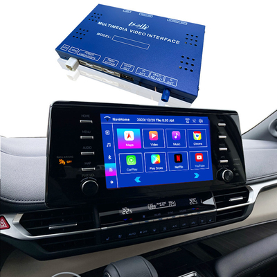 Intégration OEM et mise à niveau de l'interface Android pour Toyota Sienna 2018-2021 Camry, RAV-4 En voiture Prise en charge du multimédia YouTube, NetFlix, Caméra à 360 degrés