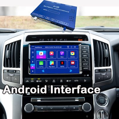Module de mise à niveau Android OEM pour Land Cruiser 2013-2021 Intégration du kit CarPlay sans fil YouTube, Google Map, Android Auto