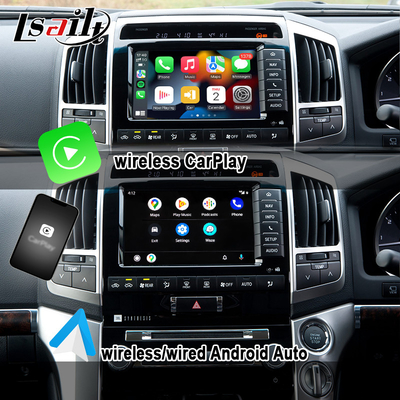 Module de mise à niveau Android OEM pour Land Cruiser 2013-2021 Intégration du kit CarPlay sans fil YouTube, Google Map, Android Auto