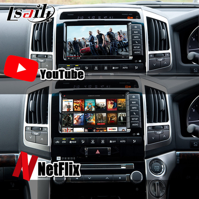 Module de mise à niveau Android OEM pour Land Cruiser 2013-2021 Intégration du kit CarPlay sans fil YouTube, Google Map, Android Auto