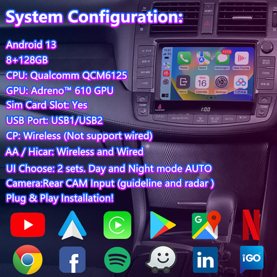 Interface vidéo multimédia Android pour 2008-2012 Toyota Crown S200 GWS204 GRS204 URS204 UZS207 Athlete Majesta