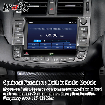 Interface vidéo multimédia Android pour 2008-2012 Toyota Crown S200 GWS204 GRS204 URS204 UZS207 Athlete Majesta