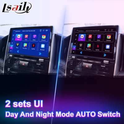 Interface vidéo multimédia Android Lsailt pour Toyota Land Cruiser LC200 GX-R LC 200 GXR 2018-2022