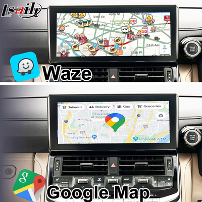 Module de mise à niveau Android OEM Lsailt pour Land Cruiser 300 2022-Présent Intégration d'interface Android YouTube, Waze, Play Store