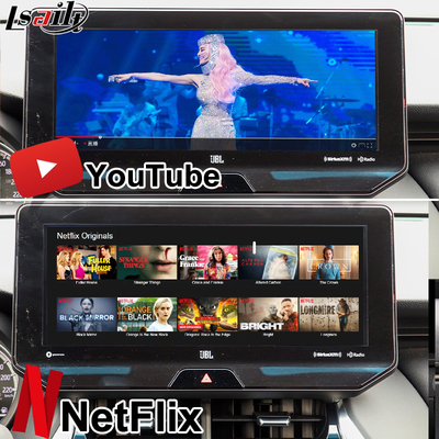 Module de mise à niveau Android OEM Lsailt pour Harrier Venza Toyota 2022 - Interface multimédia Android 12,3 pouces avec YouTube, NetFlix