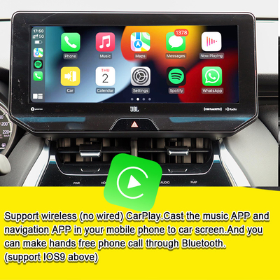Module de mise à niveau Android OEM Lsailt pour Harrier Venza Toyota 2022 - Interface multimédia Android 12,3 pouces avec YouTube, NetFlix